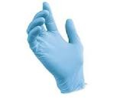 Gloves Latex Blue Powder Free- Small